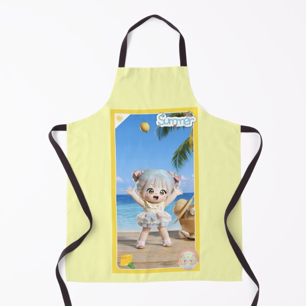 Item preview, Joyful Beach Day Cute Pastel Doll designed and sold by Nicole_83.