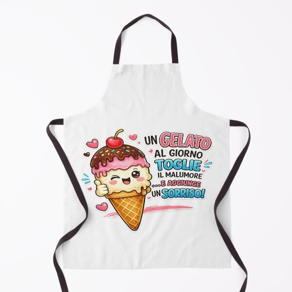Item preview, Funny Ice Cream Quote – A Gelato a Day Adds a Smile designed and sold by RipantinaFantasy .