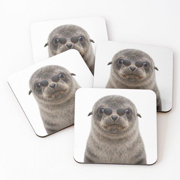 Item preview, Cute Baby Seal Wearing Sunglasses Funny designed and sold by RareLavender.