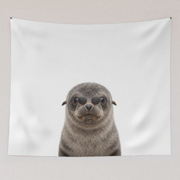 Item preview, Cute Baby Seal Wearing Sunglasses Funny designed and sold by RareLavender.