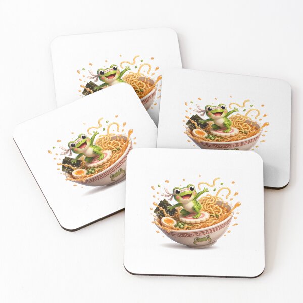 Item preview, Ramen Rider Frog designed and sold by QuirkNest Studio .