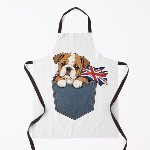 Item preview, Cute Bulldog Pocket Hero UK designed and sold by puredevn.