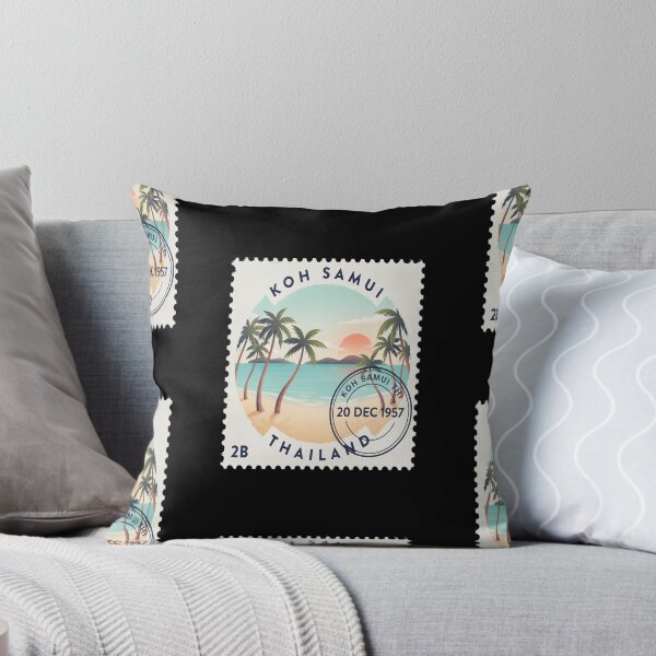 Item preview, Koh Samui Thailand Coastal Postage Stamp Travel Sticker designed and sold by stickercuffs.
