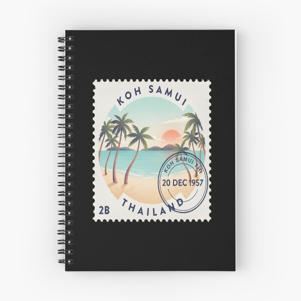 Item preview, Koh Samui Thailand Coastal Postage Stamp Travel Sticker designed and sold by stickercuffs.