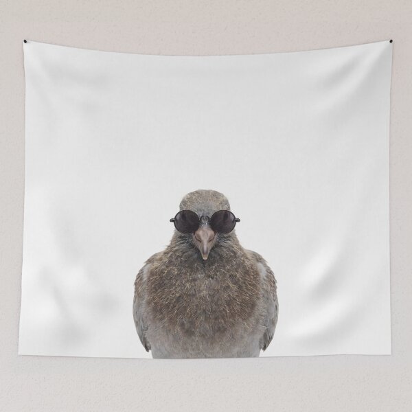 Item preview, Cute Baby Pigeon Wearing Sunglasses Funny designed and sold by RareLavender.