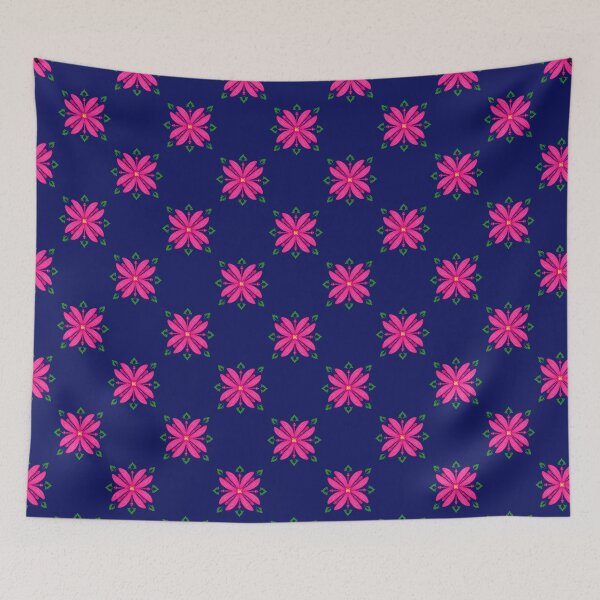 Item preview, Neon floral ethnic texture for textile and wallpaper design. designed and sold by AjjimaJKM.
