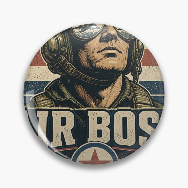 Item preview, Piloto de caza clásico Air Boss designed and sold by redblink store.