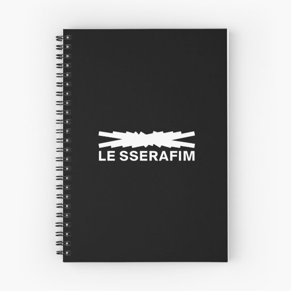 Item preview, LE SSERAFIM Classic White Minimalist Logo K-Pop Fan Merchandise designed and sold by moamaxshop.