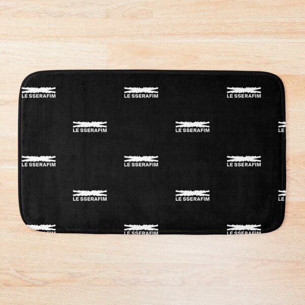 Item preview, LE SSERAFIM Classic White Minimalist Logo K-Pop Fan Merchandise designed and sold by moamaxshop.
