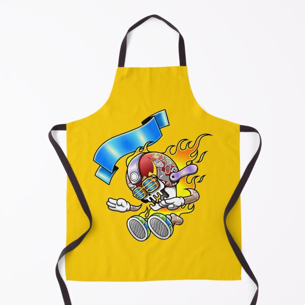 Item preview, Cool Flame Racing Skull Cartoon Character designed and sold by Lexkon Liu's art.