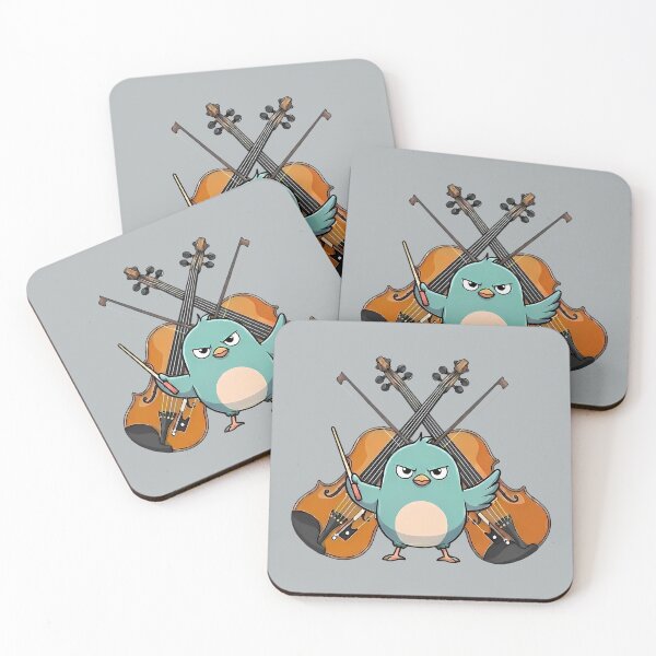 Item preview, Funny Angry Bird Violin Pun = Funny Orchestra Member  designed and sold by Art-Arcade6.