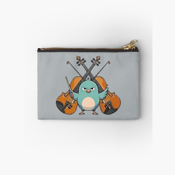 Item preview, Funny Angry Bird Violin Pun = Funny Orchestra Member  designed and sold by Art-Arcade6.