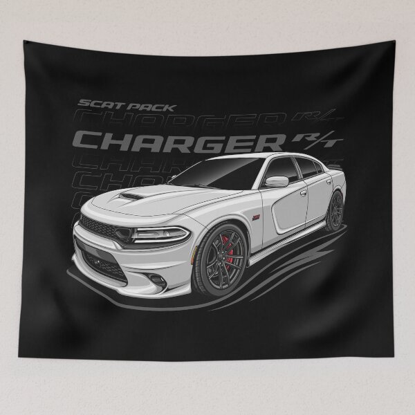 Item preview, Charger R/T Scat Pack 2018 (White Knuckle) designed and sold by JioojiProject.