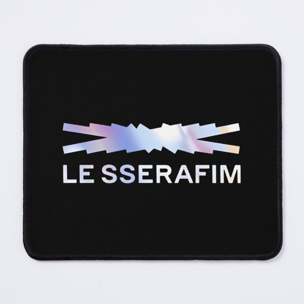 Item preview, LE SSERAFIM Holographic Colorful Logo Cool K-Pop Merch designed and sold by moamaxshop.