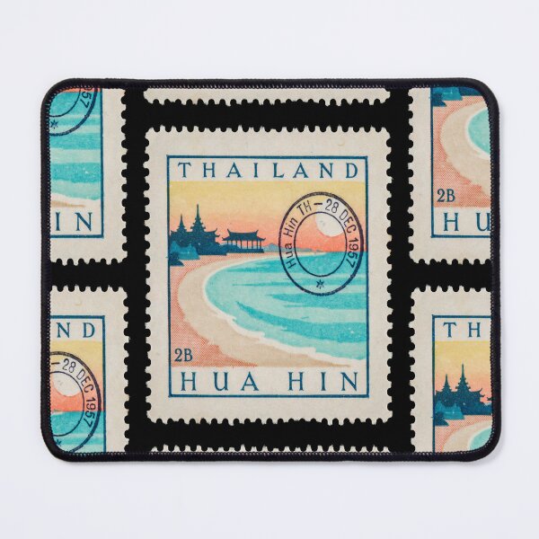 Item preview, Hua Hin Thailand Coastal Postage Stamp Travel Sticker designed and sold by stickercuffs.