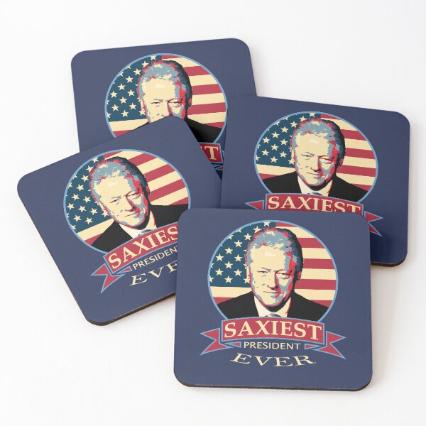 Aperçu de l'œuvre Bill Clinton Saxiest President Ever Political Humor créée et vendue par marke770.