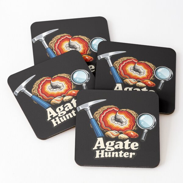 Item preview, Agate Hunter Rockhounding Design for Rock Collectors and Geology Enthusiasts designed and sold by Tadeusz1.