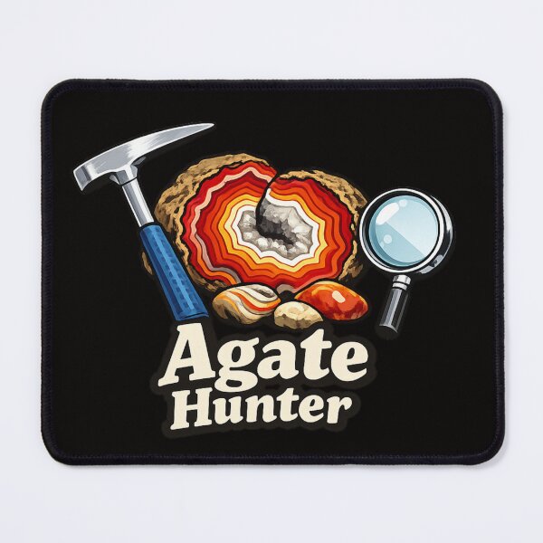 Item preview, Agate Hunter Rockhounding Design for Rock Collectors and Geology Enthusiasts designed and sold by Tadeusz1.