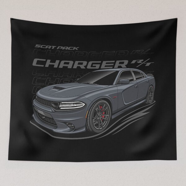 Item preview, Charger R/T Scat Pack 2018 (Destroyer Gray) designed and sold by JioojiProject.