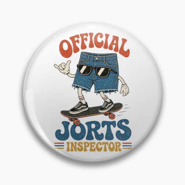 Item preview, Jorts Season Official Jorts Inspector Retro Mascot designed and sold by MayaDelaye.