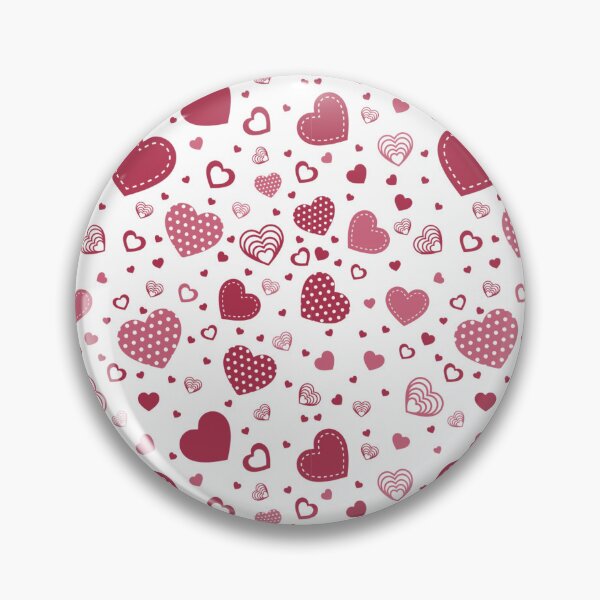 Item preview, Cute Red Pink Doodle Hearts Seamless Pattern designed and sold by Zaya_art.