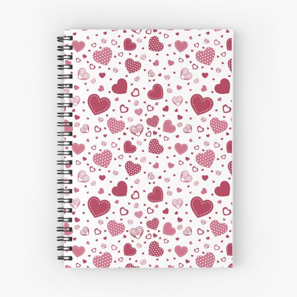 Item preview, Cute Red Pink Doodle Hearts Seamless Pattern designed and sold by Zaya_art.