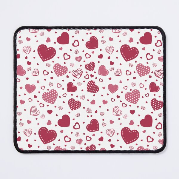 Item preview, Cute Red Pink Doodle Hearts Seamless Pattern designed and sold by Zaya_art.