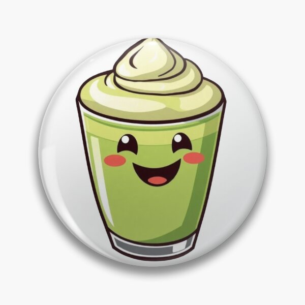 Item preview, Cute Smiling Matcha Latte Sticker designed and sold by surbhiArt.