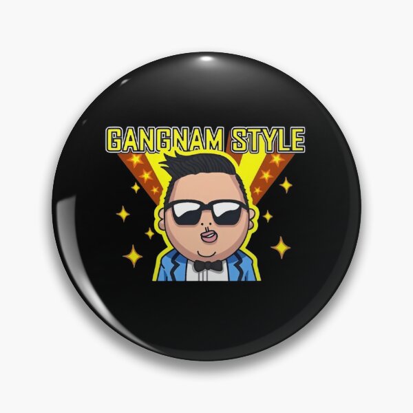 Item preview, PSY Gangnam Style Cute Chibi Retro Cartoon Fan Art designed and sold by moamaxshop.