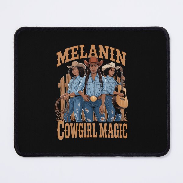 Item preview, Melanin Black Cowgirl Magic Western Juneteenth Black History designed and sold by SapfireStuArt.