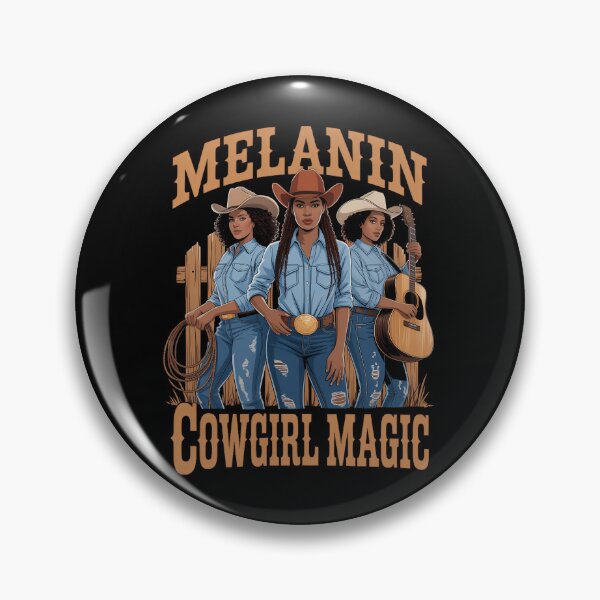 Item preview, Melanin Black Cowgirl Magic Western Juneteenth Black History designed and sold by SapfireStuArt.