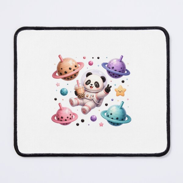 Item preview, Panda Astronaut in Bubble Tea Galaxy designed and sold by Happy Ghost Studio.