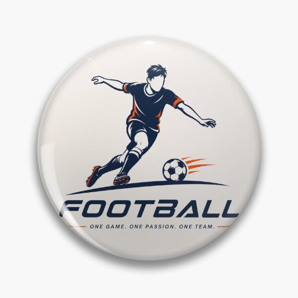 Item preview, Football One Passion – Dynamic Kick Action Sports Illustration designed and sold by EdgeSphere.