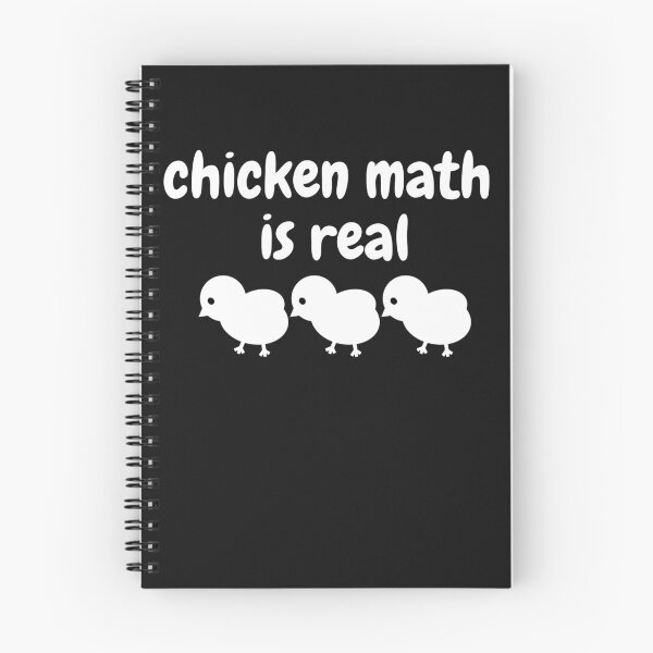 Item preview, Chicken math is real designed and sold by CheerfulBee.