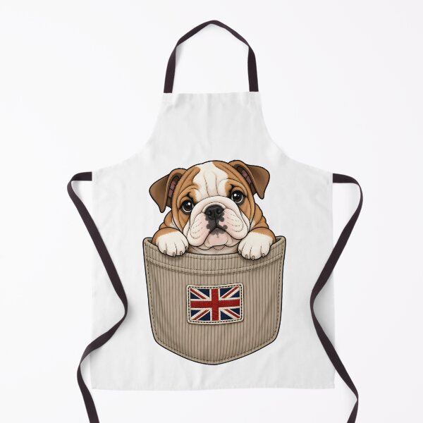 Item preview, Cute British Bulldog Pocket Pal designed and sold by puredevn.