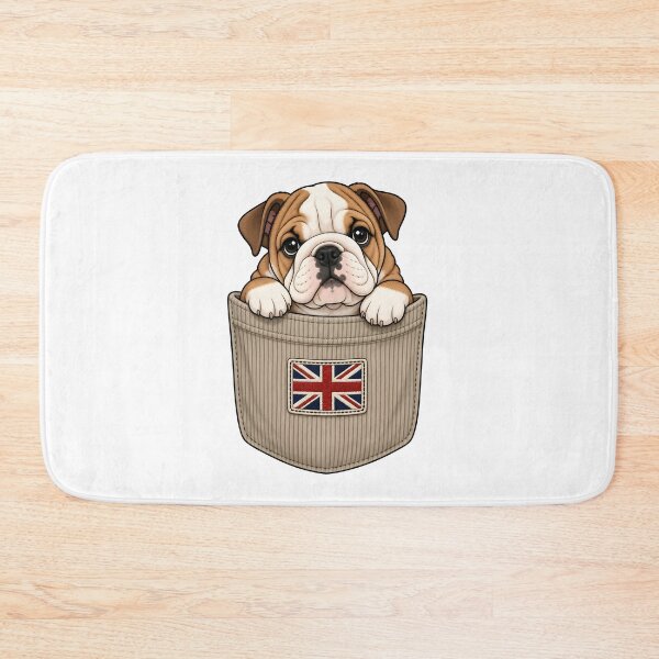 Item preview, Cute British Bulldog Pocket Pal designed and sold by puredevn.