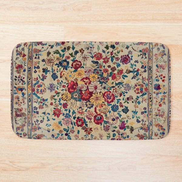 Item preview, Antique Floral Oriental Vernal Color Carpet designed and sold by GrinGalore.