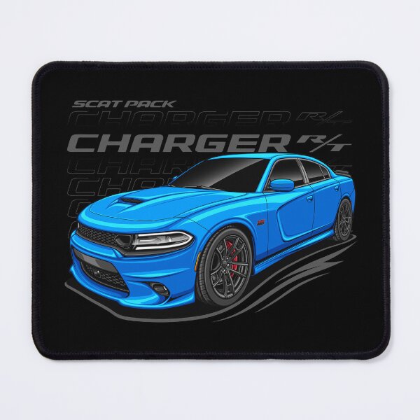Item preview, Charger R/T Scat Pack 2018 (Frostbite Blue) designed and sold by JioojiProject.