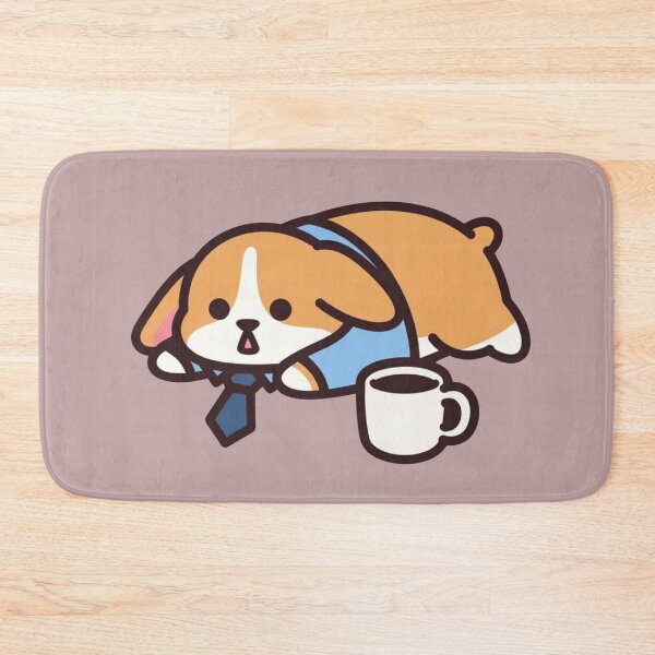 Item preview, Tired Corgi in the office - Home office humor designed and sold by design-rebell.