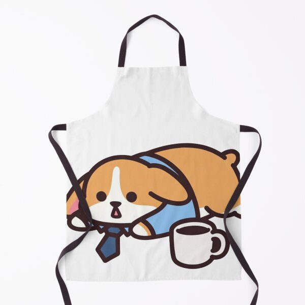 Item preview, Tired Corgi in the office - Home office humor designed and sold by design-rebell.