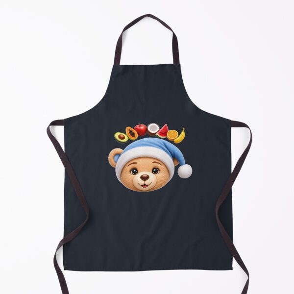 Item preview, Teddy Bear Fruit Paradise – Children's Digital Artwork designed and sold by annenambiro.