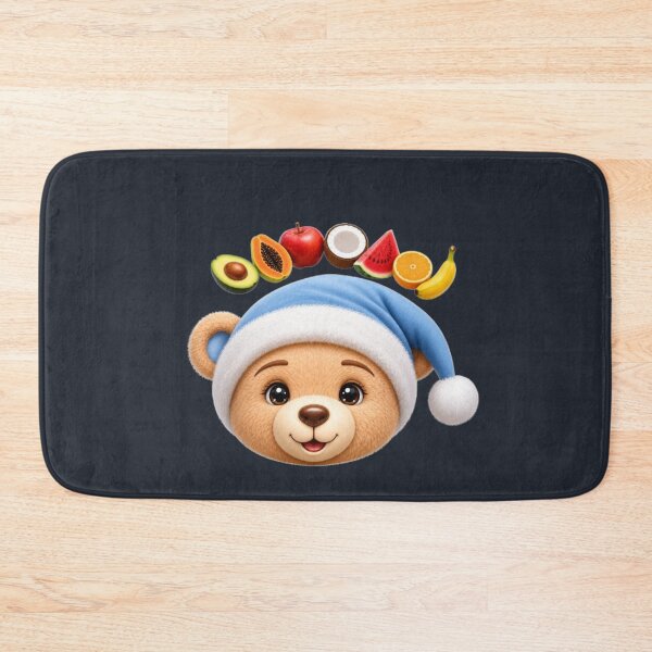Item preview, Teddy Bear Fruit Paradise – Children's Digital Artwork designed and sold by annenambiro.