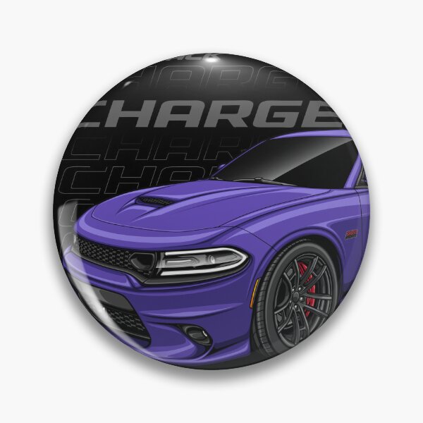 Item preview, Charger R/T Scat Pack 2018 (Plum Crazy Purple) designed and sold by JioojiProject.
