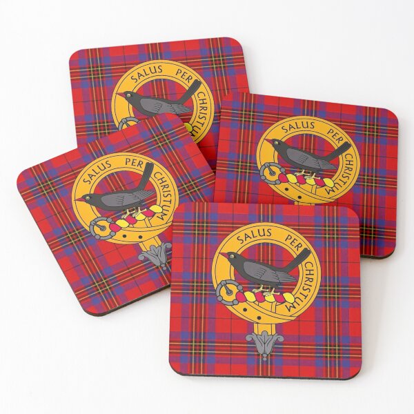 Item preview, Abernethy Crest and Leslie Modern Tartan designed and sold by Kirrindy Designs.