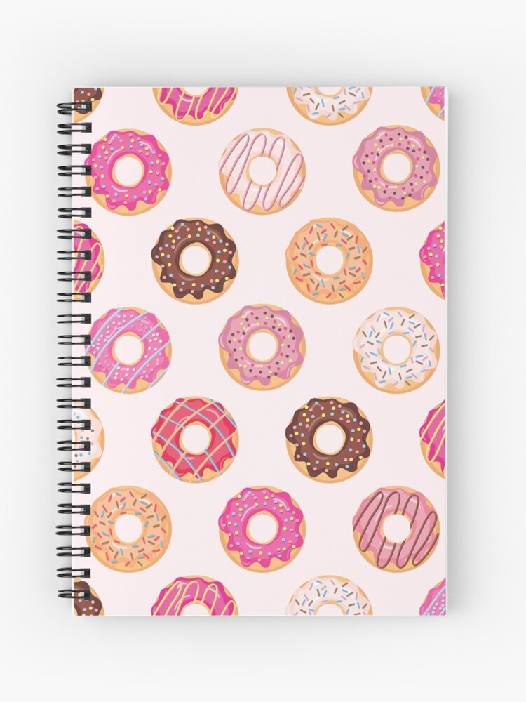 Yummy kawaii pink ice lolly Spiral Notebook for Sale by