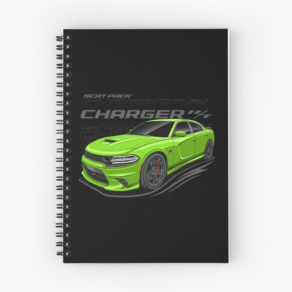 Item preview, Charger R/T Scat Pack 2018 (Lime Green) designed and sold by JioojiProject.
