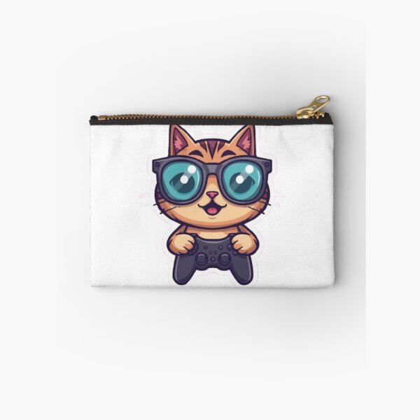 Item preview, Meowster Gamer Funny Sticker designed and sold by Stylestickers55.