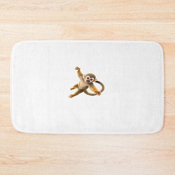 Item preview, Playful Baby Squirrel Monkey Swinging Through the Jungle designed and sold by Artisan Finds Online.