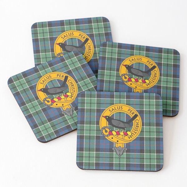 Item preview, Abernethy Crest and Leslie Hunting Tartan designed and sold by Kirrindy Designs.