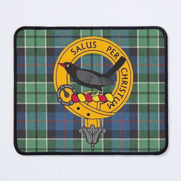 Item preview, Abernethy Crest and Leslie Hunting Tartan designed and sold by Kirrindy Designs.